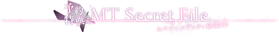 予約特典 MT Secret File